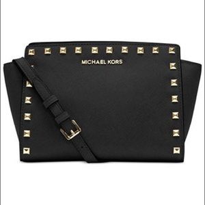 Michael Kors Black Crossbody Bag “Selma”
